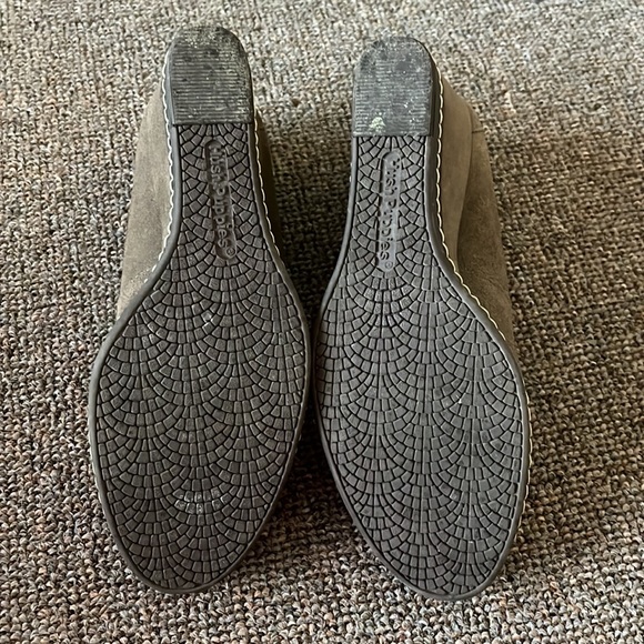 Leather/suede Hush Puppies Wedges - Picture 3 of 6